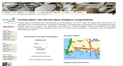 Desktop Screenshot of algarve-west.de